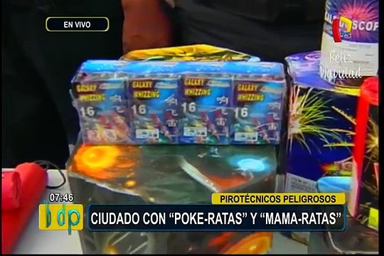 Sucamec: ferias autorizadas para la venta de pirotécnicos