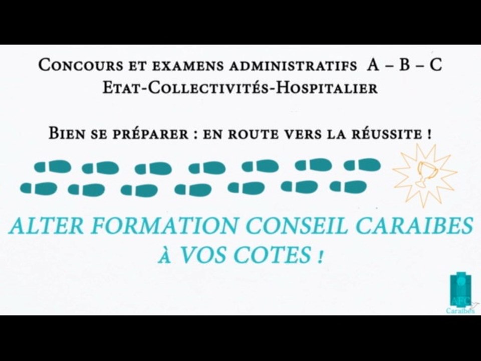 Préparez votre concours ou examens avec AFC Caraîbes