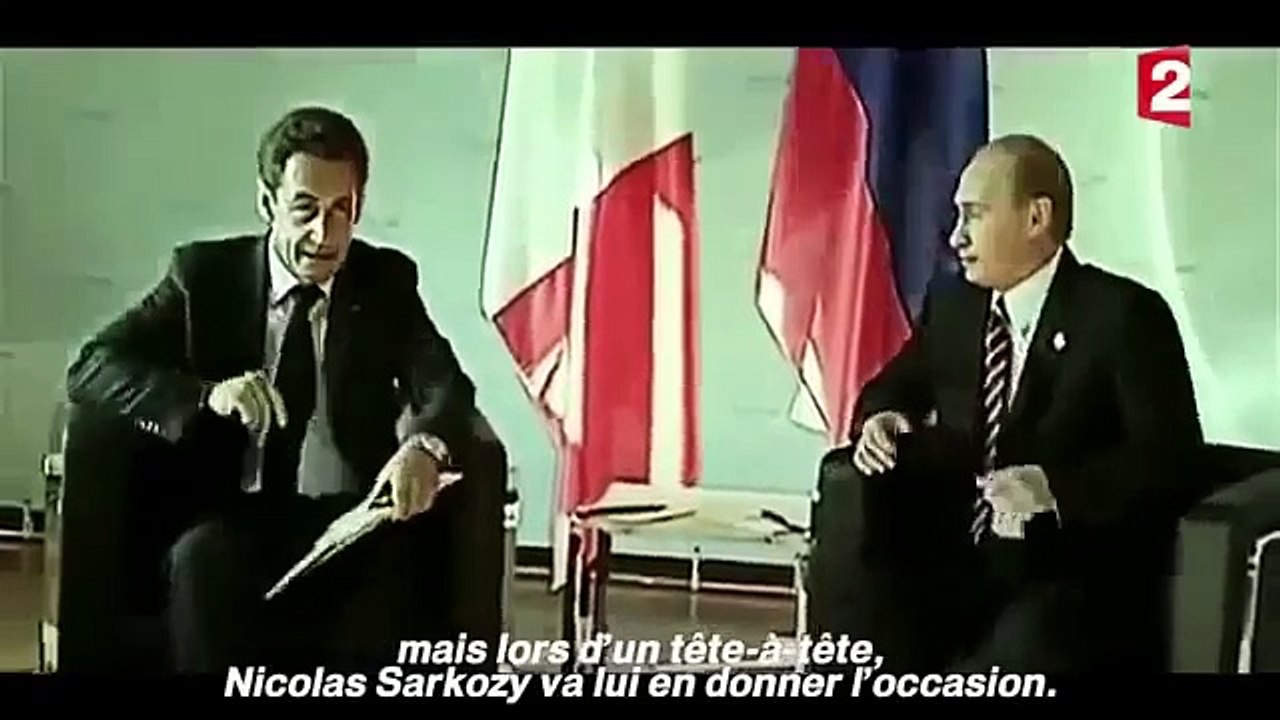 Vladimir Poutine met Nicolas Sarkozy KO au 1er round, Regardez