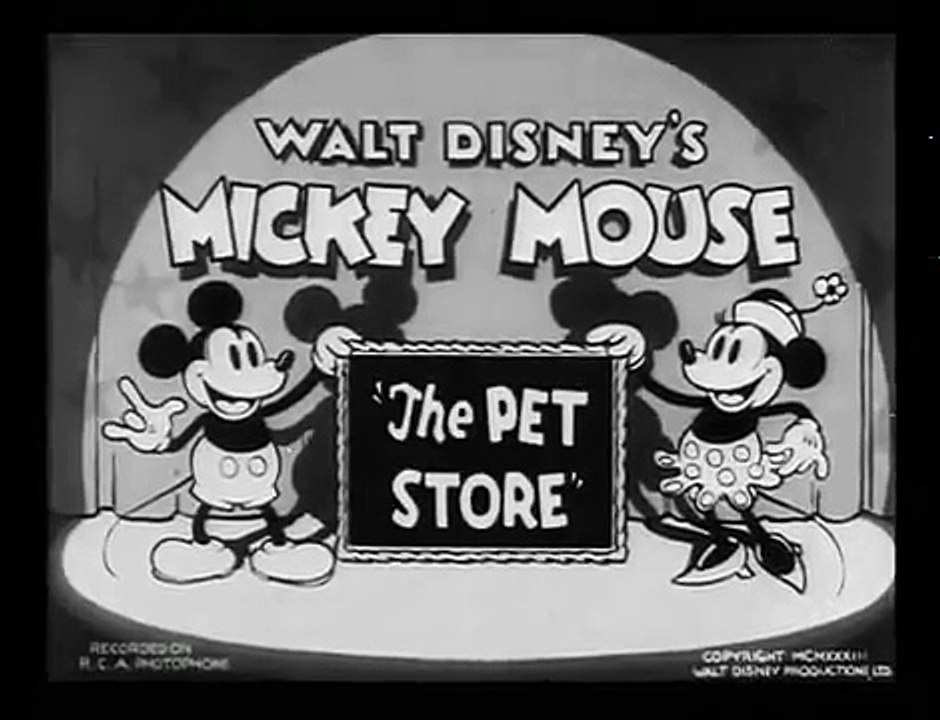 Mickey Mouse - The Pet Store - 1933