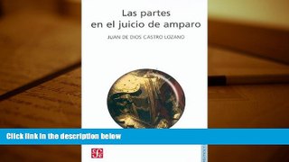 Buy Castro Lozano Juan de Dios Las partes en el juicio de amparo (Politica Y Derecho) (Spanish