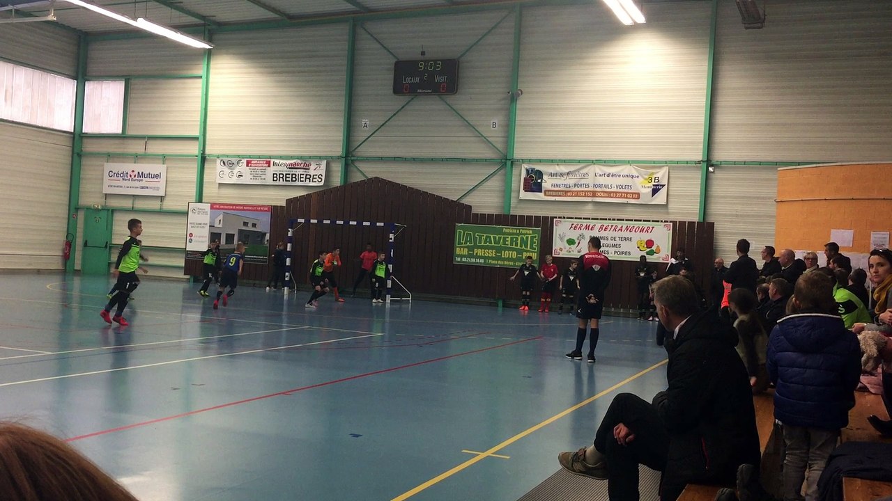 21/12/16 : phases finales U13 à Brebières (contre Waziers) 2