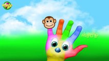 Monkey Cartoon Finger Family Nursery Finger Family Rhymes | Kids World Finger Family Rhymes |