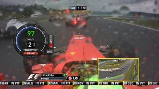 F1 - Hungarian GP 2011 - Onboard Race - Part 1