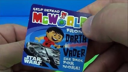 2010 STAR WARS SET OF 8 McDONALDS HAPPY MEAL KIDS TOYS VIDEO REVIEW
