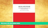Audiobook  Rich and Poor: Disparities, Perceptions, Concomitants (Social Indicators Research