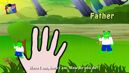 Finger Family Rhymes | Nursery Rhyme For Children | Frog | Daddy Finger Family | Cartoon