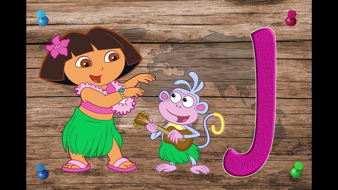 DORA THE EXPLORER ABC SONG - alphabet songs for preschoolers - abcd songs for children phonics