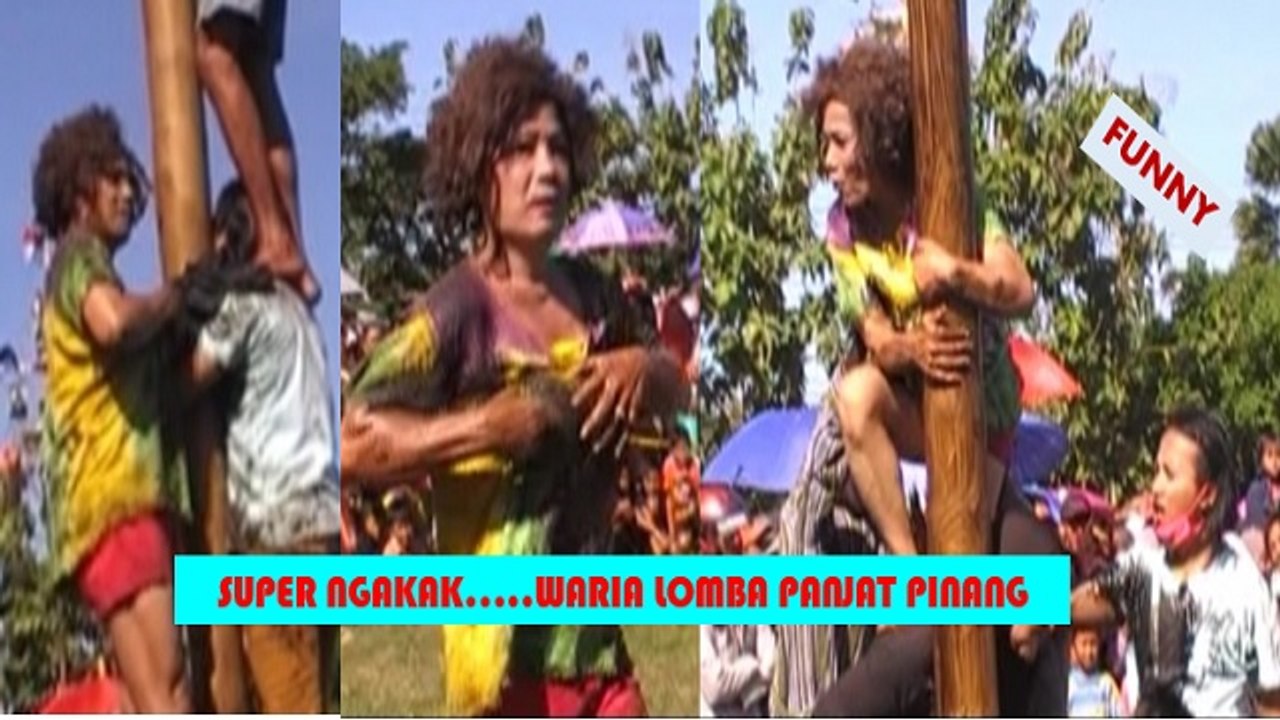 Super FunnyTranssexual Contest to Climb a Pinang Tree