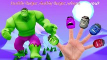 Colors Hulk Finger Family Songs / Daddy Finger Family Nursery Rhymes Lyrics