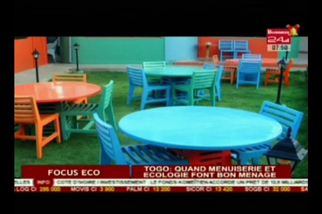 Business 24 - Focus Eco - Togo - Quand menuiserie et écologie font bon ménage