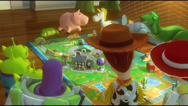 Toy Story 3 Svenska Filmen Spel Disney Spökbageri BUZZ LIGHTYEAR,JESSIE,WOODY veckade game movie