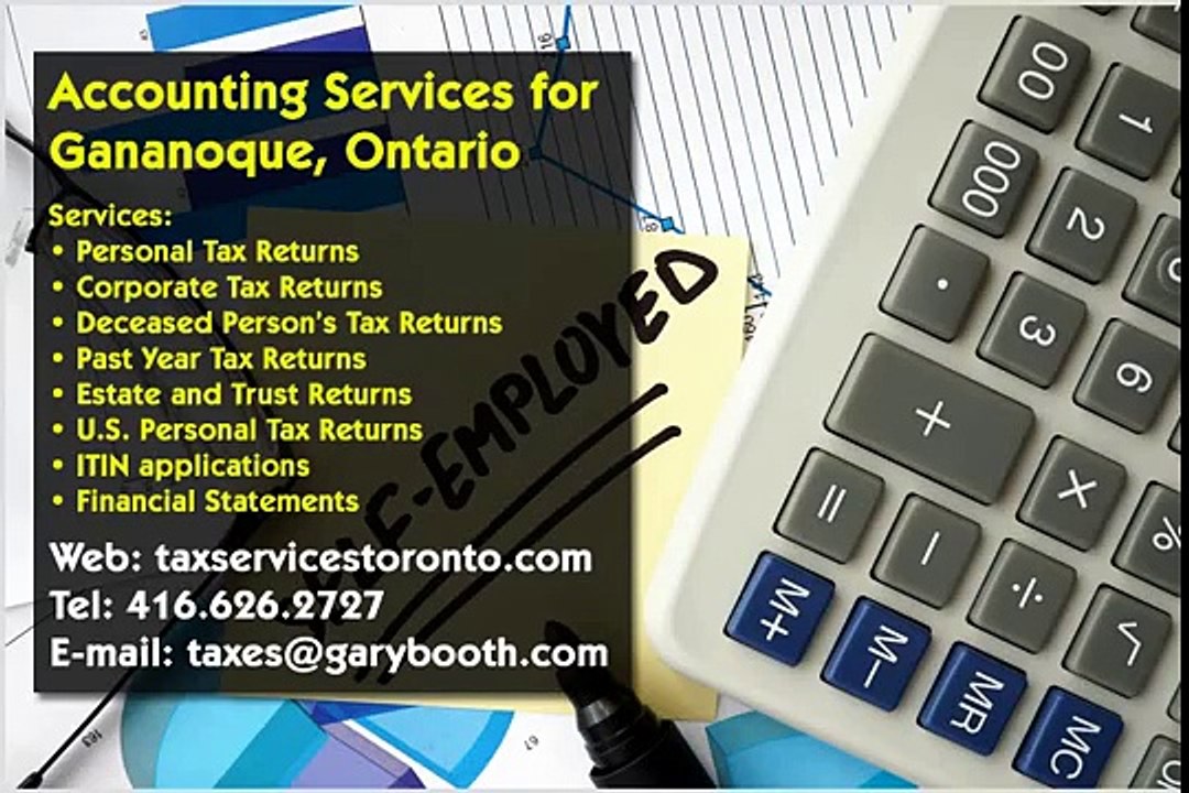 Gananoque , Accounting Services , 416-626-2727 , taxes@garybooth.com