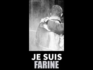 Valls enfariné à Strasbourg  JE SUIS FARINE