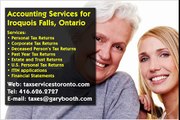 Iroquois Falls , Accounting Services , 416-626-2727 , taxes@garybooth.com