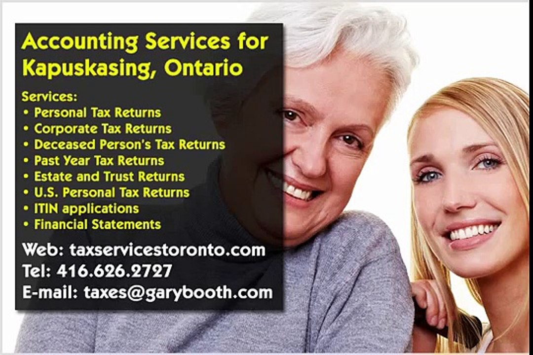 Kapuskasing ,Accounting Services , 416-626-2727 , taxes@garybooth.com
