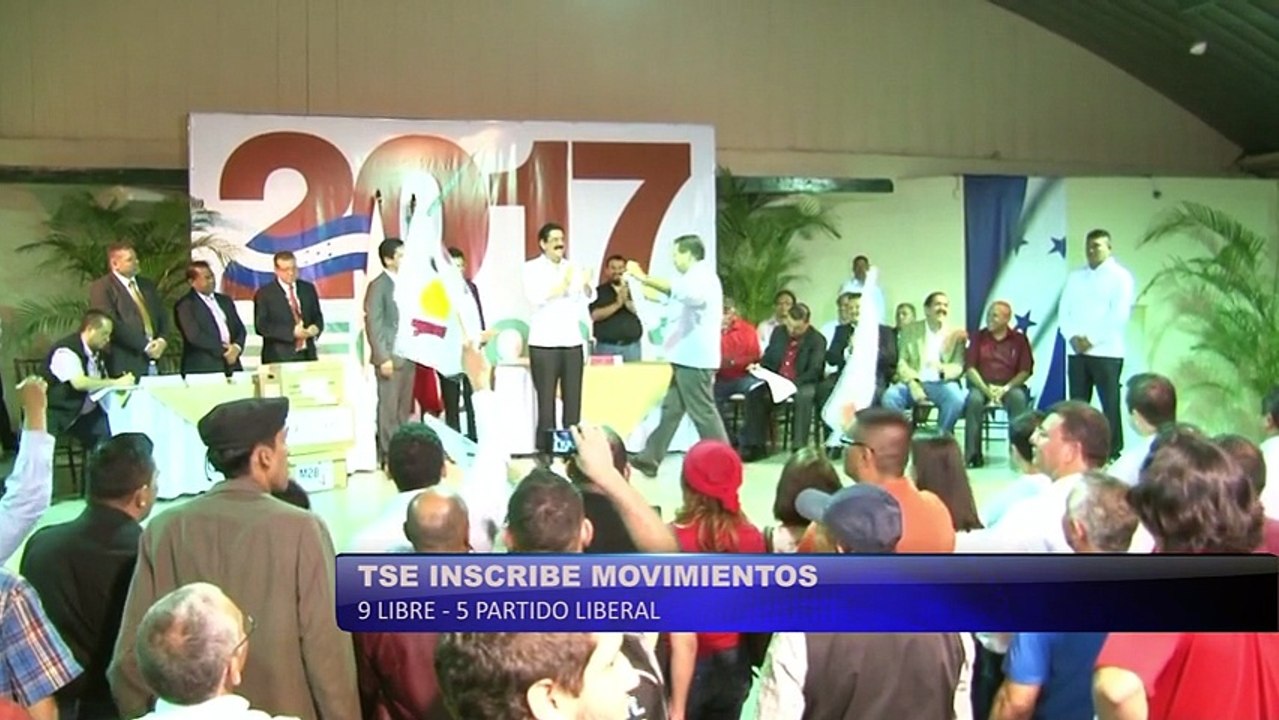 VIDEO: TSE inscribe a nueve movimientos de Libre y cinco del Partido Liberal