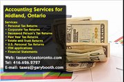 Midland , Accounting Services ,416-626-2727 , taxes@garybooth.com