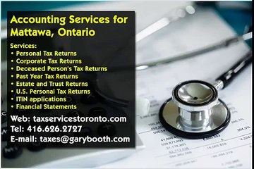 Mattawa , Accounting Services , 416-626-2727 , taxes@garybooth.com