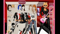 Rock And Fashion & Elsa Rock Style Dress Up Gams for Kids