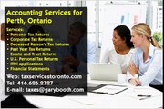 Perth , Accounting Services , 416-626-2727 , taxes@garybooth.com
