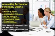 Port Hope , Accounting Services , 416-626-2727 , taxes@garybooth.com