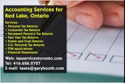 Red Lake , Accounting Services , 416-626-2727 ,taxes@garybooth.com