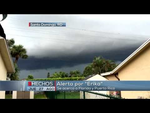 ¡Tormenta Erika se acerca a Florida y Puerto Rico!