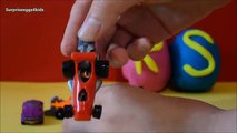 Learn Learn-A-Word CARS Surprise eggs PlayDoh unwrapping Überraschungseier