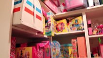 DisneyCarToys TOY CLOSET My Toy Collection w/ ToysReviewToys, Barbie, Frozen, Peppa Pig, Play-Doh