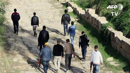 متطوعون يجهدون لحماية مدينة اثرية رومانية في ليبيا