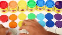 Learn Colours With Play Doh | Play Doh Colours | Play Doh Hearts | Rainbow | Palette | Brush