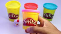 Learn Colours with Play Doh Surprise Toys Mickey Mouse, Masha, spongebob squarepants, Creative kids