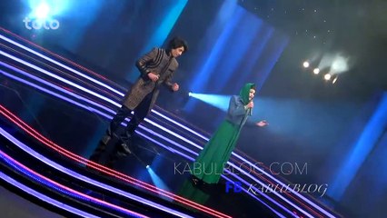 Zulala hashemi and Hekmat Rezwan - afghan star