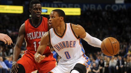 Russell Westbrook Fakes Jrue Holiday Out of His Shoes with Sick Crossover
