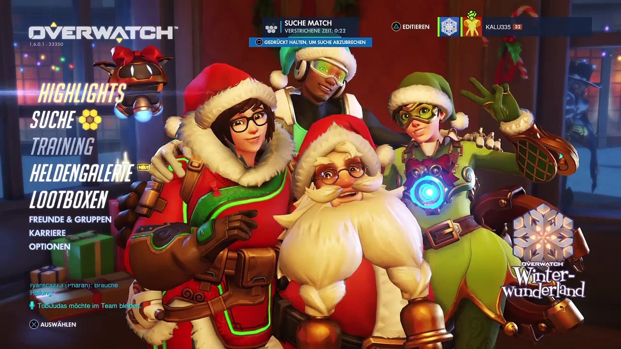 PS4-Live-Übertragung Overwatch bisschen labern zocken chillig