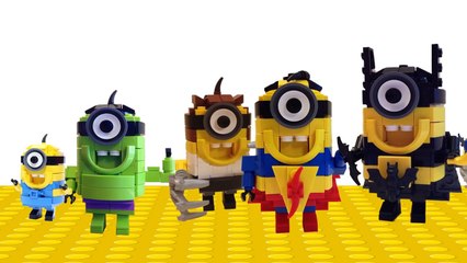 Finger family ♥ Lego Minions Baby Songs & Kids Rhymes