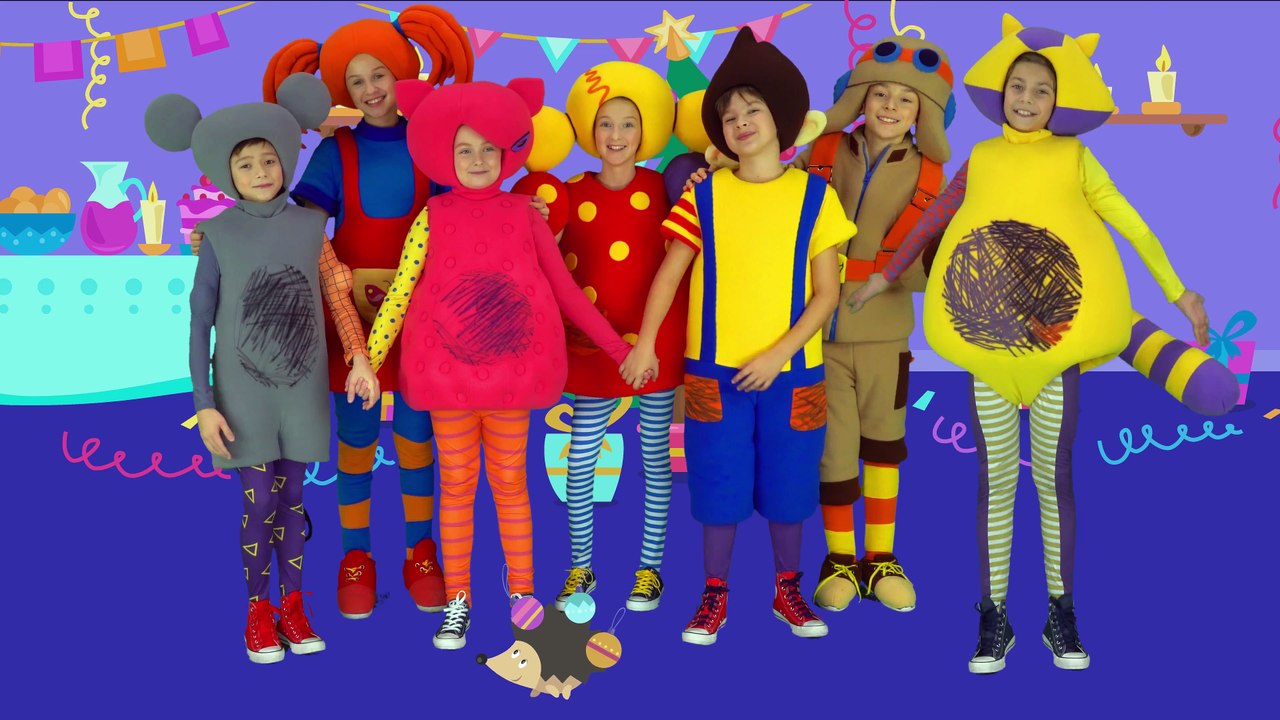 ❋ КУКУТИКИ - НОВЫЙ ГОД 2017 - ❋ Веселая развивающая песня мультфильм для детей малышей про животных