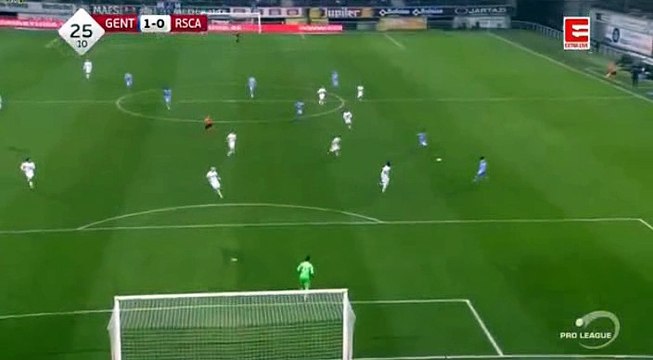 Danijel Milicevic Goal - Gent	1-0	Anderlecht 22.12.2016