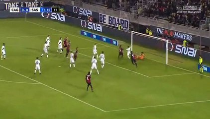 Marco Sau - Goal - Cagliari	1-0 Sassuolo 22.12.2016