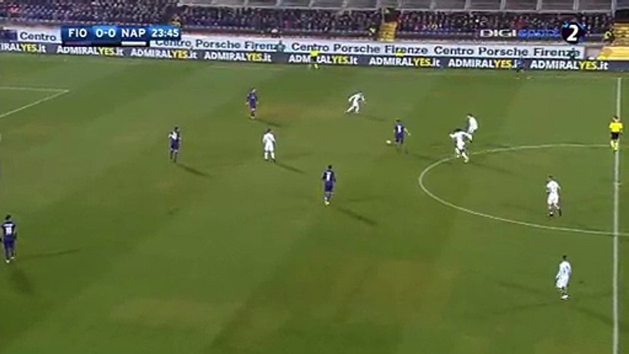 Lorenzo Insigne  -  Goal - Fiorentina 0-1 Napoli - 22.12.2016