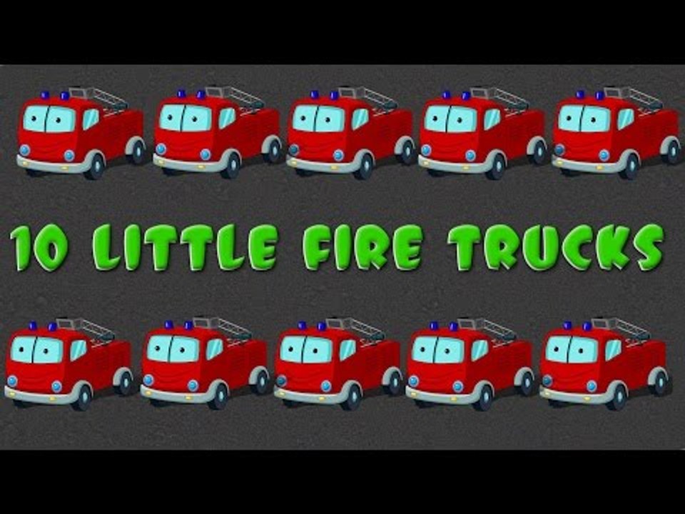 Ten Little Firetrucks