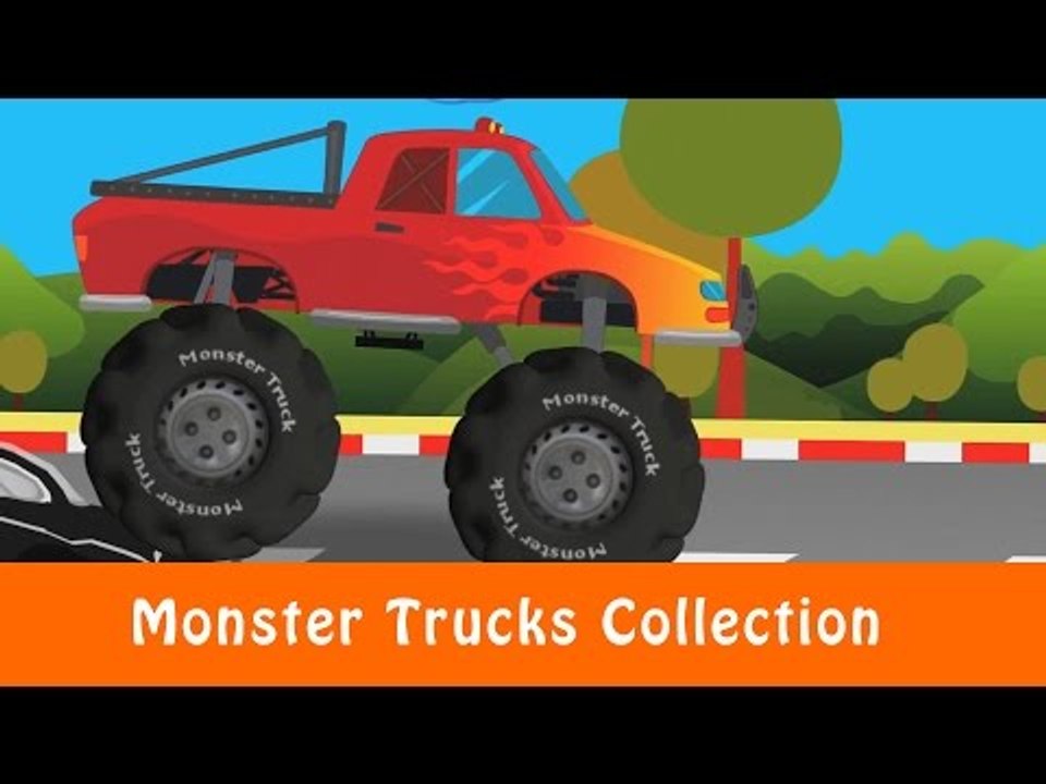 Monster Trucks Collection | kids games | videos For Children | videos for kids