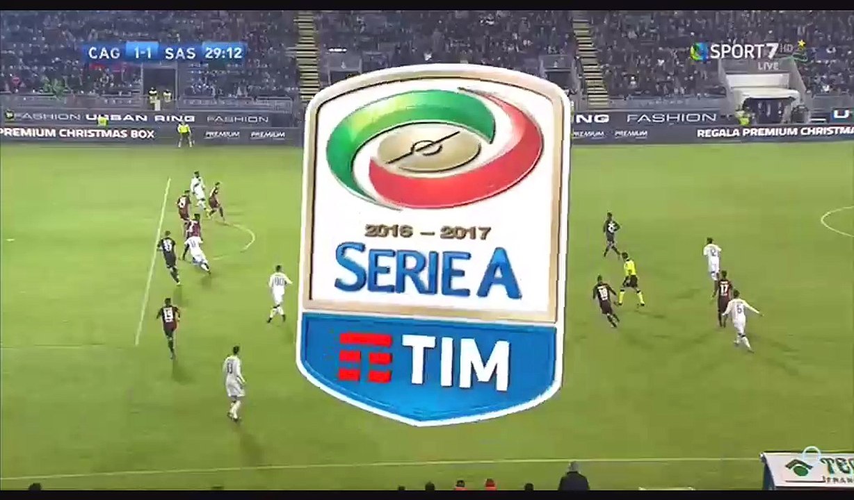 Claud Adjapong Goal HD - Cagliari 1-1 Sassuolo - 22.12.2016
