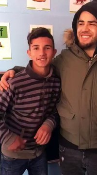 Noizy ne shkollen 9 -vjecare 'Met Hasa ' ne Durres