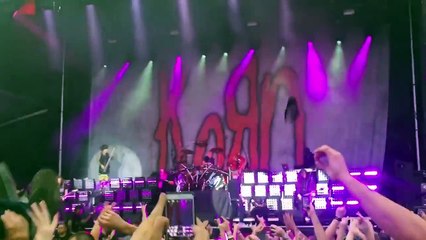 Korn ft. Corey Taylor preforming "A Different World" live