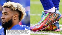 WTF?! Odell Beckham Jr FINED 18,000 by NFL for Wearing Custom Craig Sager Cleats