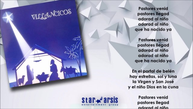 Villancicos Navideños - Pastores Venid (Audio Lyric)