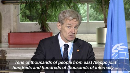 Aleppo evacuation means battle less cruel:UN