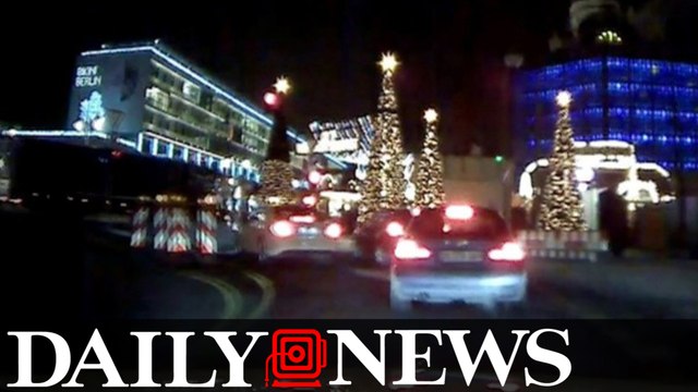 Dashcam Video Captures Truck in Deadly Berlin Attack